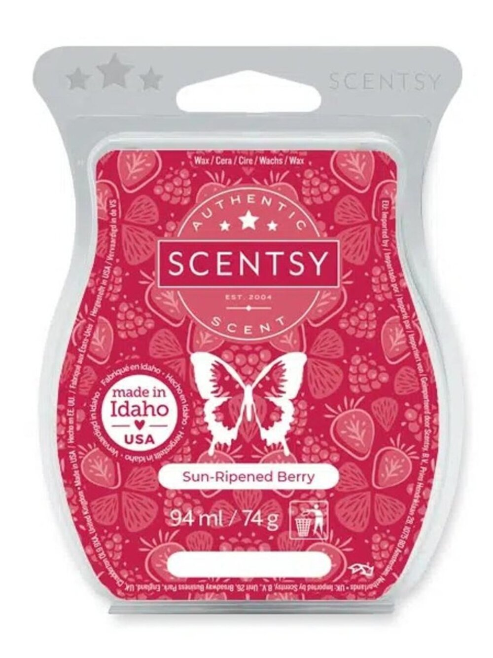 Scentsy SUN-RIPENED BERRY Scented Wax Bar New